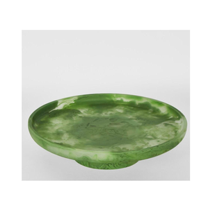 Artistic resin decorative bowl handcrafted glossy smooth shine unique design ideal for dining <b>table</b> or home interiors - Product Image 1