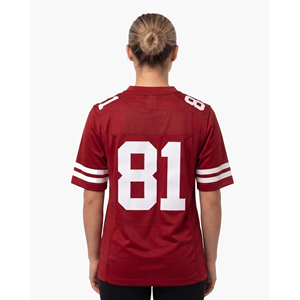 Camiseta de Fútbol Americano para Mujer, Camiseta de Fútbol Americano Sublimada para Mujer, Camisetas de Fútbol Americano con Cuello en V para Mujer - Product Image 2