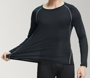 Camiseta de Compresión para Hombre, Protección UV, Transpirable, Secado Rápido, Spandex/Poliéster, Logotipo Personalizado, Gimnasio, Fitness, UPF50, Gran Venta - Product Image 5