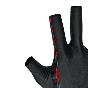 Gants de snooker professionnels à trois doigts, gants de billard, gants de sport pour le billard, respirants, légers, en tissu extensible - Product Image 4