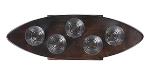 Support en bois courbé pour verres, fait main, minimaliste, pour rangement de vaisselle de salon, type sur pied à un seul niveau - Product Image 2