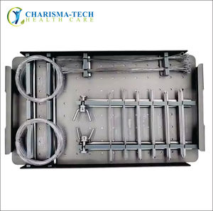 Kit orthopédique de fixation osseuse en acier inoxydable réutilisable et autoclavable, comprenant des fils de Kirschner (K-Wire) et un ensemble d'instruments de cerclage de qualité supérieure - Product Image 1