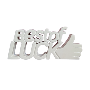 Meilleure vente : Décoration de bureau créative en bois d'ingénierie peint en blanc, pièce maîtresse élégante pour bureau et bureau d'étude - Product Image 2