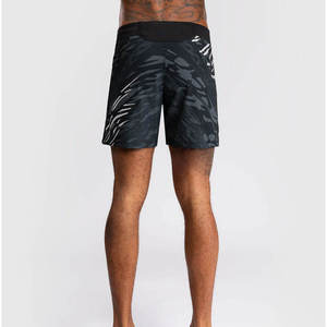 Shorts d'entraînement MMA personnalisés pour femmes, séchage rapide, haute élasticité, respirants, avec cordon de serrage croisé et taille haute – OEM - Product Image 4