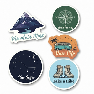 Waterproof PVC <b>Vinyl</b> Anti-Counterfeit Eco-Friendly Durable Adhesive Stickers Custom Printed Labels for Packaging Branding - Product Image 1