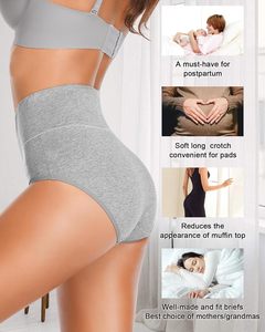 Braguitas Bikini Personalizadas para Mujer, de Algodón y Elastano, Sin Costuras, de Cintura Alta, Transpirables, Ecológicas, de Secado Rápido y Elásticas - Product Image 3
