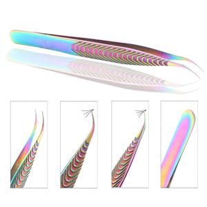 Pinzas para Pestañas de Acero Inoxidable de Marca Privada al por Mayor, Pinzas para Pestañas con Agarre Suave y Sostenible para Extensiones de Pestañas - Product Image 1