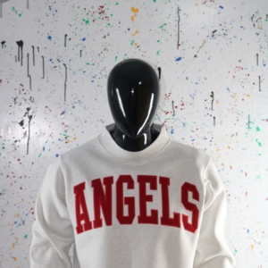 Sweat-shirts ANGELS à col montant 450 GSM, broderie personnalisée avec nom, coupe ample et oversize, en molleton 100% coton French Terry - Product Image 1
