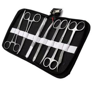 8-Piece Stainless Steel Manual Student Dissection Surgical Hemostat Scissor Instrument Set Zipper <b>Case</b> for By Grip Surgical - Product Image 5