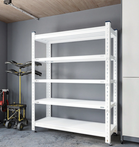 5-Layer Boltless <b>Metal</b> Storage Rack 100kg Per <b>Shelf</b> Capacity Heavy Duty Corrosion-Resistant Cabinet Shelving <b>Unit</b> for Storage - Product Image 4