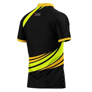 Diseño personalizado de los hombres para la camisa de manga corta de polo 100% poliéster antiarrugas impreso marca Golf Polos - Product Image 2