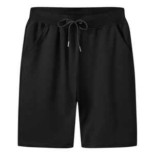 <b>Hot</b> Selling Silk Screen Printed Solid 100% Cotton Custom Men's Swimwear Board Shorts Swim Men's Hip Hop Streetwear Straight - Product Image 2