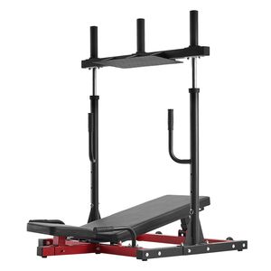 Máquina de prensa de piernas ajustable de acero al carbono, equipo de gimnasio en casa, prensa de piernas vertical con carga de placas, entrenamiento especial para la parte inferior del cuerpo - Product Image 1