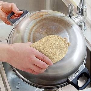 Esponja de Lufa Personalizada OEM, Estropajo Natural para Platos, Almohadilla de Limpieza a Base de Plantas, Herramienta Ecológica para Cocina, Venta al por Mayor - Product Image 6