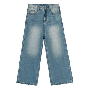 Best Price High Quality Plus Size Women's Vintage Eco-Friendly Breathable Streetwear Midweight Denim <b>Cargo</b> Pants Elastic Waist - Product Image 1