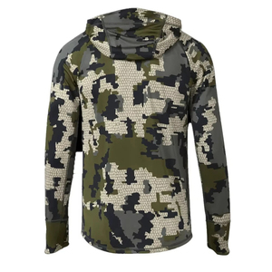 Ventes en gros de sweats à capuche de chasse de haute qualité, 100% polyester, imperméables, coupe-vent, respirants, à manches courtes, pour hommes, évacuant l'humidité - Product Image 6
