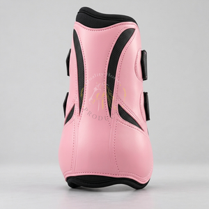 Botas de protección para caballos con acolchado suave, correas seguras y materiales duraderos para una cobertura cómoda de las patas durante la monta diaria. - Product Image 2