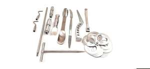 Kit de Disección de Rana, 9 Piezas, para Estudiantes de Biología, Construcción de Acero/Metal, Certificado CE Clase I, 1 Año de Garantía - Product Image 6