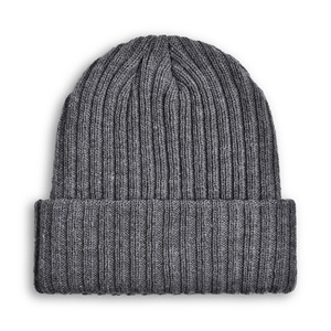 Bonnet en tricot côtelé unisexe pour adulte, couleur unie, style décontracté, 100% acrylique, bonnet chaud pour un usage quotidien - Product Image 6