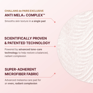 แผ่นเช็ดหน้า CHALLANS De PARIS 50 แผ่น สำหรับแก้ไขจุดด่างดำทุกวัน ไนอะซินาไมด์ แอมพูล ลดเม็ดสีเมลานิน สำหรับเดินทาง - Product Image 4