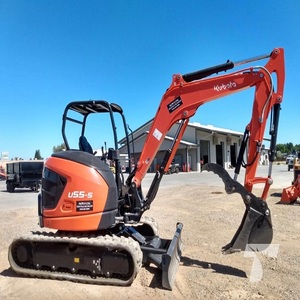 รถขุดขนาดเล็ก Kubota U55-5 น้ำหนัก 5.5 ตัน เครื่องขุดไฮดรอลิก พร้อมเครื่องยนต์ 47.6 แรงม้า และดีไซน์กะทัดรัดทันสมัย - Product Image 1