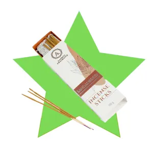 AAKRITI ENCENS Bâtonnets d'encens Masala naturel | [100 grammes] | Faible dégagement de fumée | Longue combustion | Charbon de bois de qualité supérieure roulé à la main - Product Image 5
