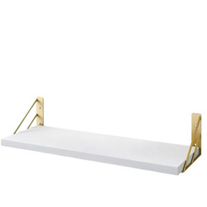 Top Quality Iron <b>Metal</b> Wall Hanging Grid Organizer Wood <b>Shelves</b> & Units <b>Shelf</b> with Glass Spice <b>Rack</b> for Bathroom - Product Image 2