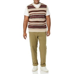 Gilet tricoté sur mesure pour homme – Pull sans manches doux et décontracté pour l'hiver – Nouvelle mode – Vêtements en gros - Product Image 3