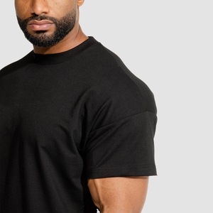 Camisetas de Gimnasio con Cuello Redondo, Alta Elasticidad, Transpirables, Nuevo Estilo, Venta al Por Mayor, Precio Económico, Diseño con Logotipo Personalizado, Camisetas de Gimnasio para Hombre - Product Image 2