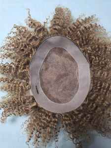 Prothèse capillaire homme en cheveux humains indiens Remy bouclés, base mono - TAZ HAIR BANGLADESH - Product Image 5