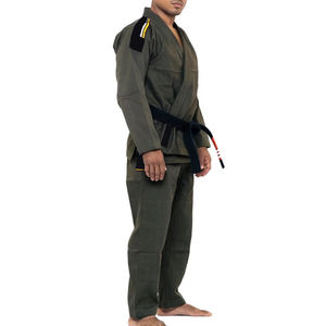 Kimono de BJJ pour hommes en tissu perlé, arts martiaux, léger, durable, respirant, anti-rétrécissement, 160g, polyester et coton - Product Image 3