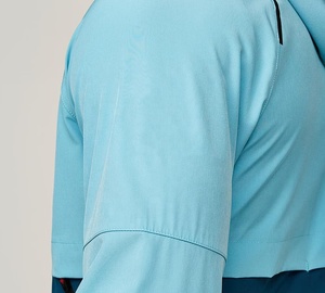 Chaqueta Cortavientos Deportiva para Hombre, con Capucha y Bloques de Color, Cuello Alto, Secado Rápido, Transpirable e Impermeable, para Deportes al Aire Libre - Product Image 6