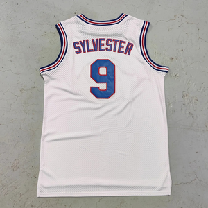 ชุดบาสเก็ตบอลพิมพ์ลายแบบถ่ายโอนความร้อน สำหรับผู้ชาย ไซส์ใหญ่ เสื้อเจอร์ซีย์แบบกำหนดเอง ชุดทีม ขายส่ง กางเกงขาสั้น โพลีเอสเตอร์ 100% สำหรับสโมสร - Product Image 4