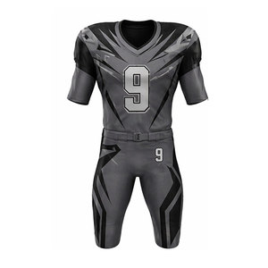 Training Ready American Football Kit With Breathable Jersey <b>Pants</b> Helmet And Protective <b>Pads</b> Included - Product Image 2