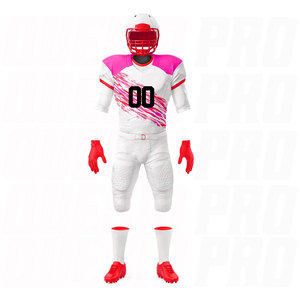 เสื้อฟุตบอลอเมริกันแบบซับลิเมชั่นสั่งทำพิเศษ ชุดทีมคุณภาพพรีเมียม อุปกรณ์นักกีฬาแบบปรับแต่งได้  ย้อมสีแบบซับลิเมชั่นเต็มตัว - Product Image 3