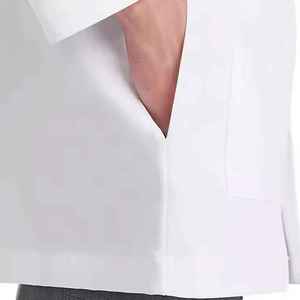 Blouse de laboratoire blanche de qualité supérieure pour médecins et infirmières, uniforme d'hôpital, veste de laboratoire en coton, vêtements de travail médicaux - Product Image 3