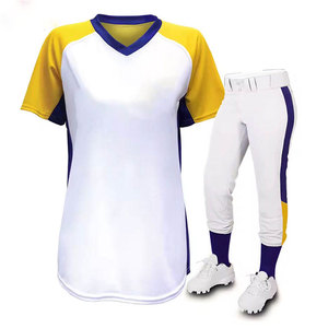Fabricant Professionnel d'Uniformes de Softball Personnalisés, Nouveau Design, Meilleure Vente, Respirant, Séchage Rapide, Léger, 100% Coton - Product Image 1