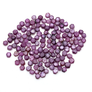 Venta al por mayor de zafiro de fuego Rosa rebanada suave suelta Natural MM tamaño de cristal de piedras preciosas para la fabricación de joyas - Product Image 1