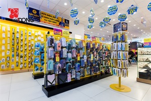 ADONG Mobile Phone Case Display <b>Rack</b> with Hooks | Metal Retail Shelf for Accessories | Vietnam OEM Factory A44 - Product Image 2