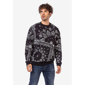 Nueva Sudadera con Capucha Personalizada 100% Algodón OEM, Forro Polar de Invierno, Talla Grande, Transpirable, de Secado Rápido, para Hombre, con Cuello Redondo y Diseño Paisley - Product Image 4