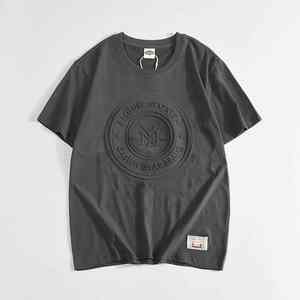 Camisetas personalizadas con serigrafía, relieve y bordado, logotipo en relieve, camiseta para hombre - Product Image 4