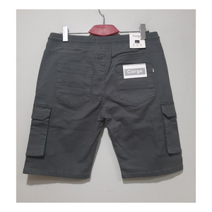Shorts cargo pour hommes en sergé de coton premium, décontractés et utilitaires, six poches, pour le travail en extérieur, shorts de mode, fabricant en gros - Product Image 4