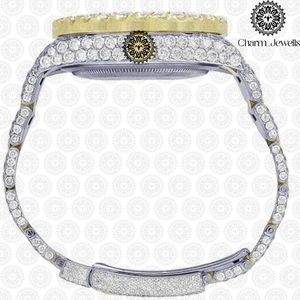 Charm_Jewells Women's Luxury Stainless Steel <b>Watch</b> 38mm Round Case Analog Quartz Sapphire Crystal Folding Clasp - Product Image 3
