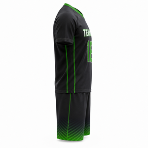 Ensemble d'uniformes de volley-ball et de lacrosse personnalisés, respirants et anti-humidité, en maille polyester, comprenant un débardeur et un short à taille élastique imprimé - Product Image 2