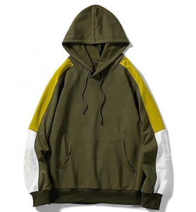 Sudadera con Capucha para Hombre, Diseño Color Block, Manga Raglán, Estilo Casual, con Bolsillo Canguro, Ecológica y Transpirable - Product Image 1