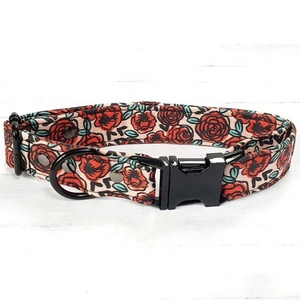 Collier de chien de luxe nouveau Design personnalisé naturel écologique organique plaine 100% coton colliers pour animaux de compagnie accessoires de boucle en zinc - Product Image 4