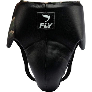 Professional Customized <b>MMA</b> Boxing Fly <b>Groin</b> <b>Guard</b> Genuine Leather With Printing Pattern Safety Features - Product Image 5