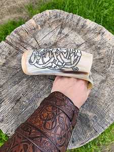 Nueva Jarra de Cuerno de Vaca Auténtica Hecha a Mano, Estilo Vikingo, para Beber Cerveza/Ale/Mead, Ecológica, Vintage, Medieval, para el Hogar - Product Image 5