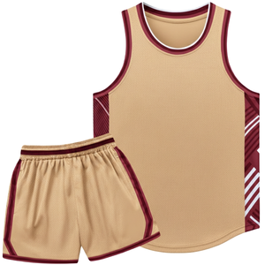 Ensemble short et maillot de basket pour femme avec logo sur la manche, 100 % polyester mesh, personnalisable avec le nom de l'équipe, tenue d'entraînement sans manches pour femme - Product Image 4