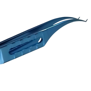 Pinzas Oftálmicas de Titanio con Dientes, Instrumento Quirúrgico Manual Reutilizable para Cirugía Ocular, Manipulación Precisa de Tejidos, Hospital - Product Image 2